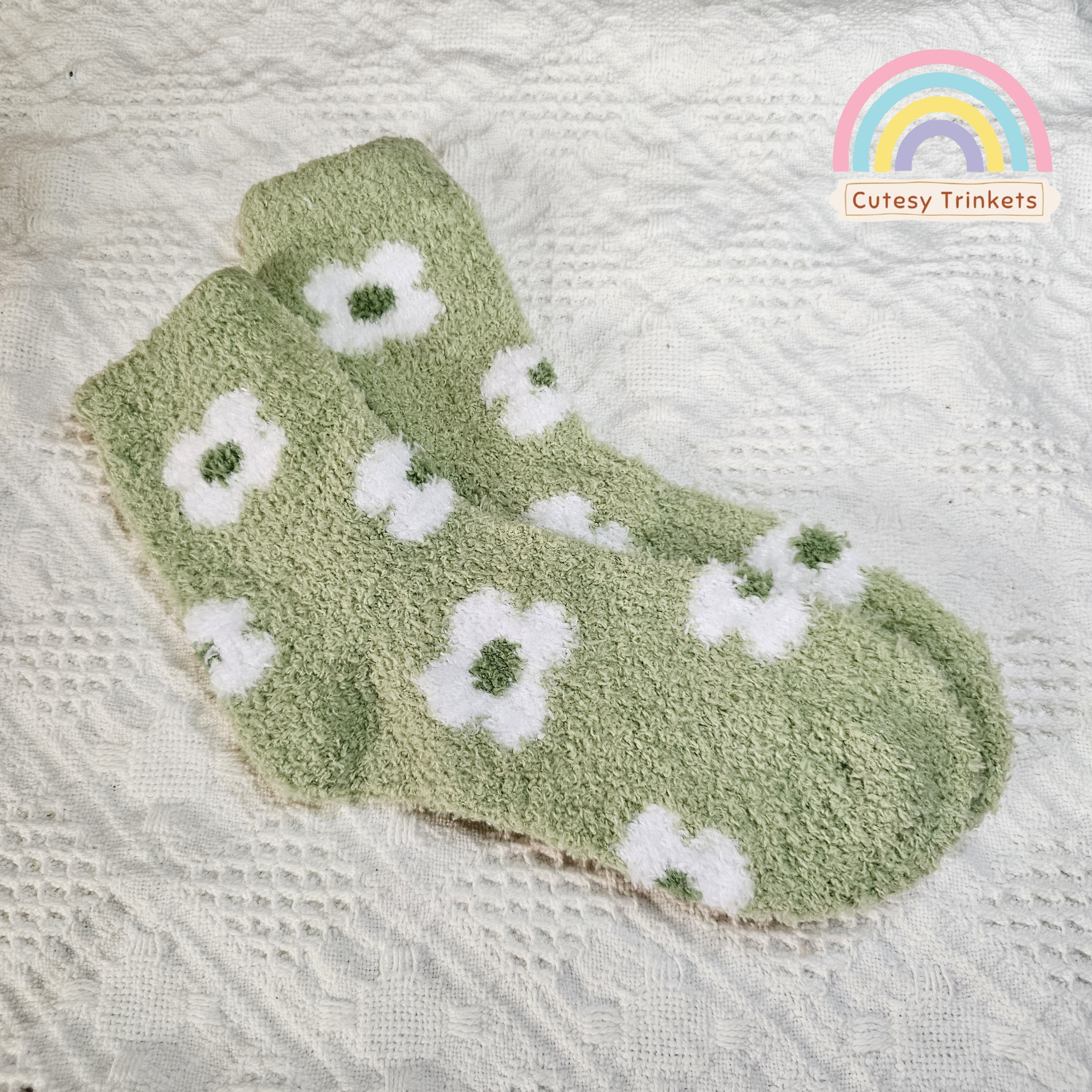 Cozy Berry Fuzzy Socks