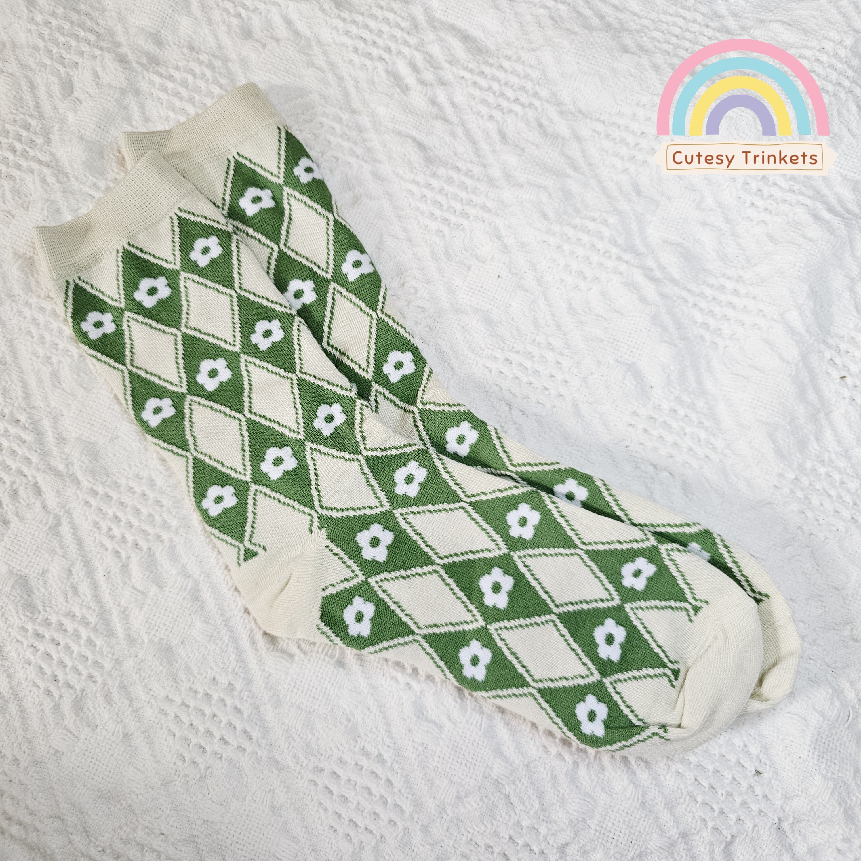 Matcha Meadow Socks