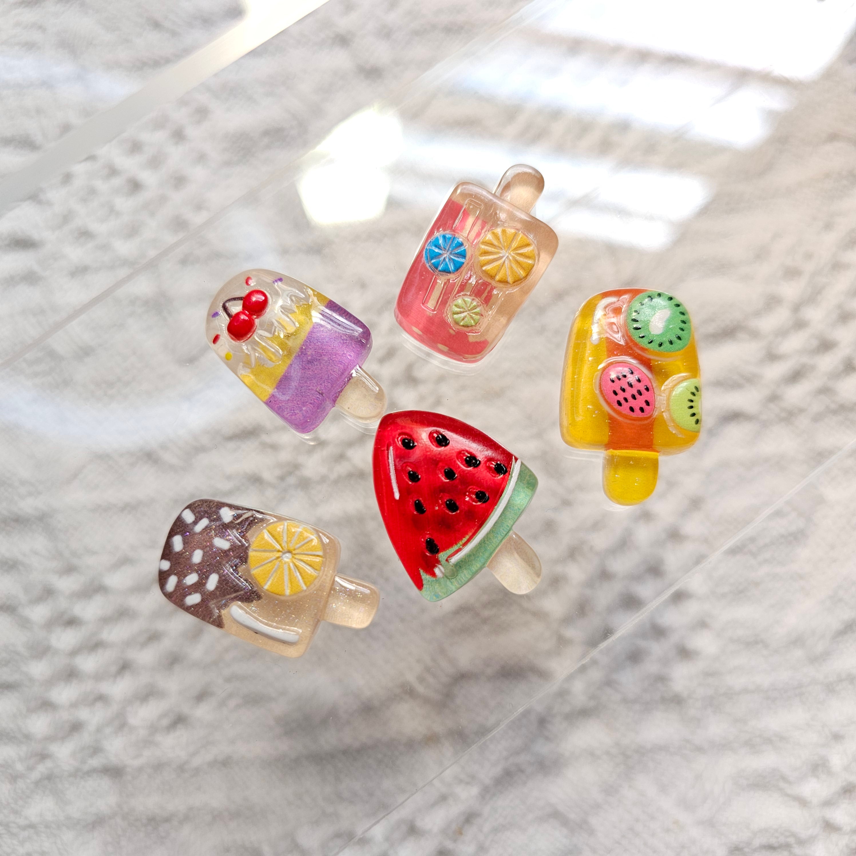Sweet Summer Popsicle Fridge Magnets – 5PCS Set