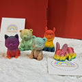 5-pcs 3D-Printed Tiny Animals